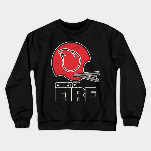 Defunct Chicago Fire Football Team Crewneck Sweatshirt by Defunctland